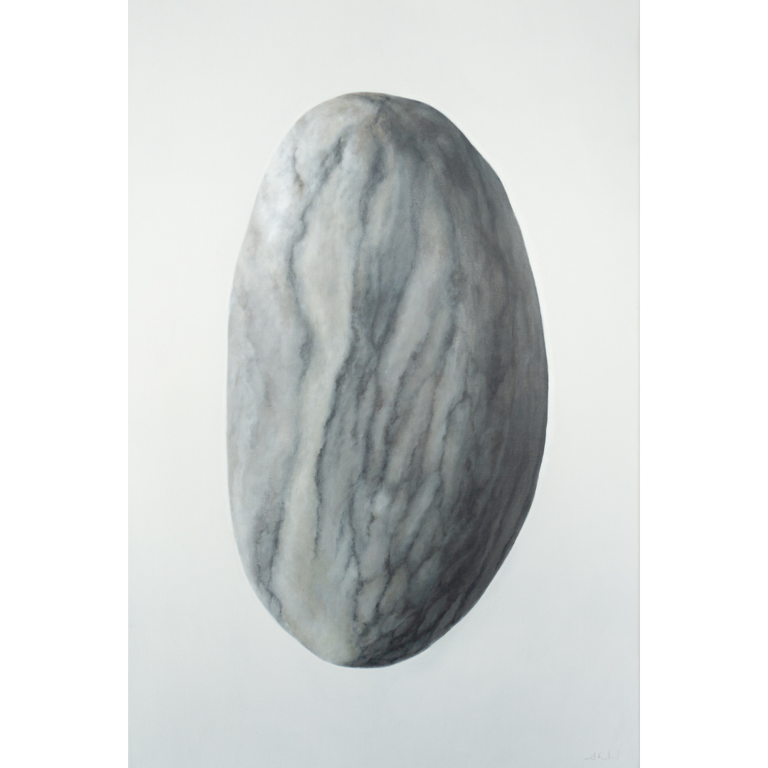 Grey & Green Striped Stone