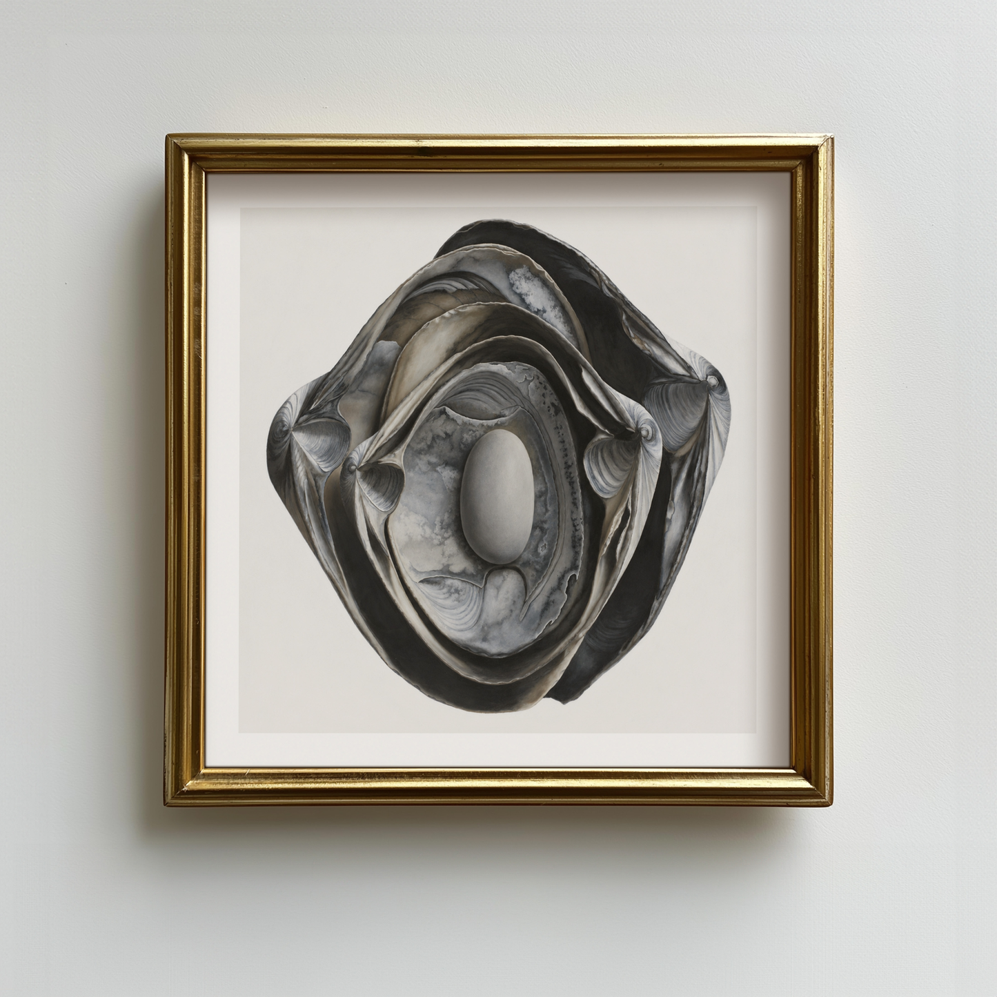 'Nested Surf Clams + Stone No. 3' Limited Edition Print