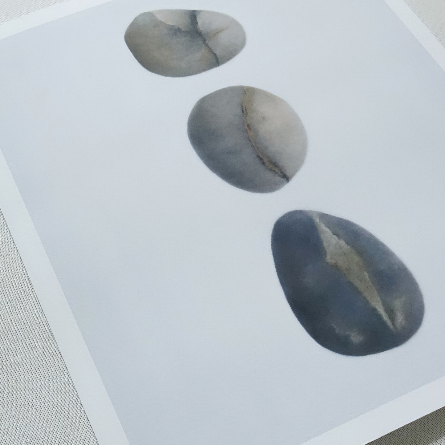 'Stone Trio No. 4' Limited Edition Print