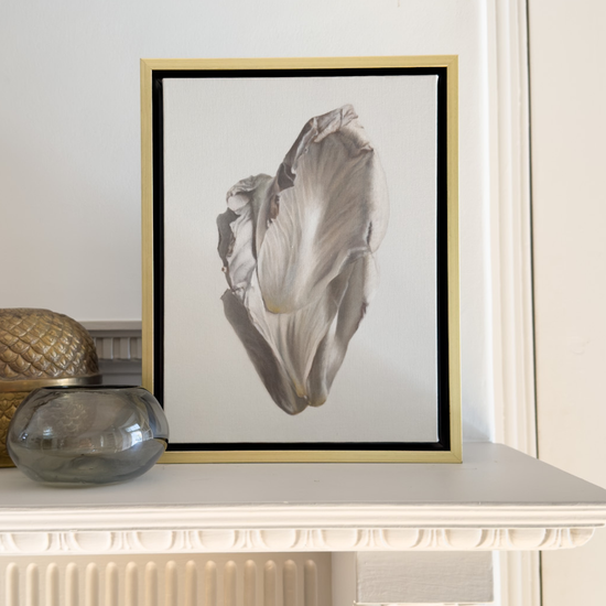 Peony Petals No. 8 Framed Canvas Print
