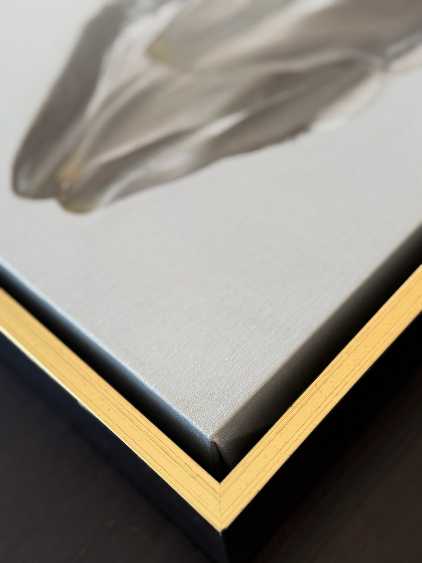 Peony Petals No. 5 Framed Canvas Print