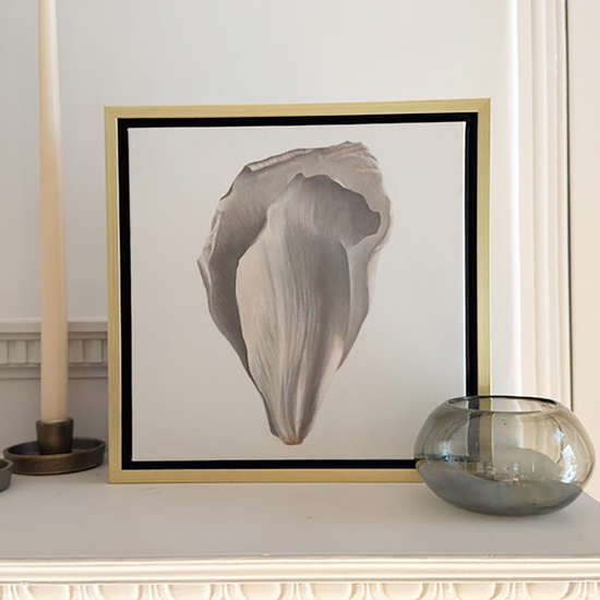 Peony Petals No. 5 Framed Canvas Print