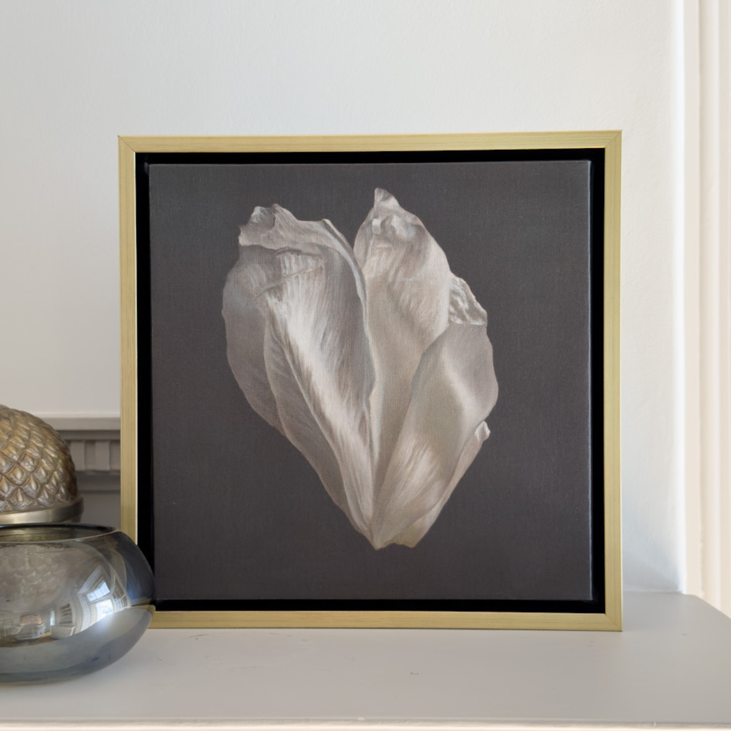 Peony Petals No. 3 Framed Canvas Print