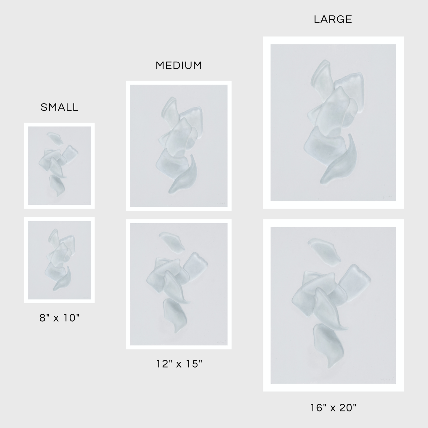 Sea Glass No. 1 | Sea Glass No. 2 Diptych
