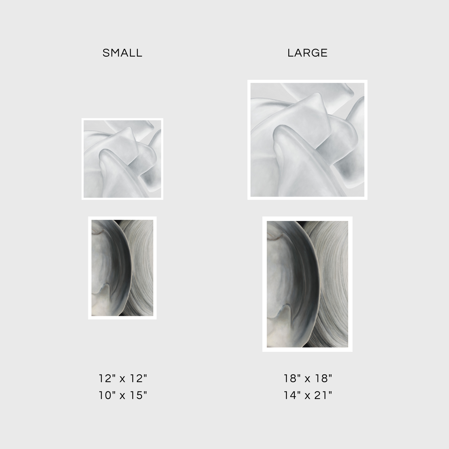 Surf Clam Pair No. 3 | Sea Glass 6 Diptych