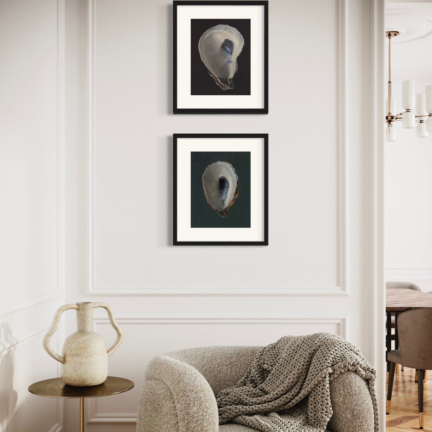 Set of 2 Limited Edition Prints | Oyster Shell No. 2 & Oyster Shell No. 3