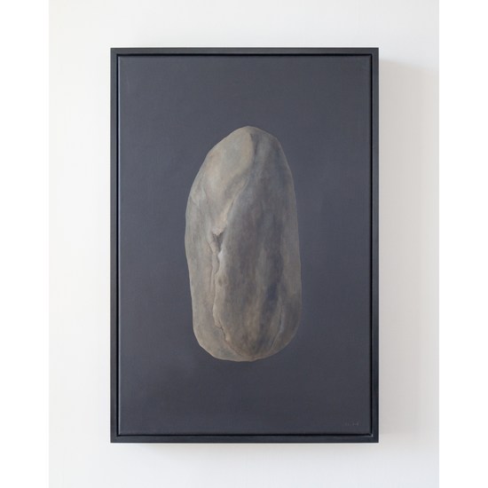 Load image into Gallery viewer, &amp;#39;Green Cracked Stone&amp;#39;, 20&amp;quot; x 30&amp;quot; (Framed)
