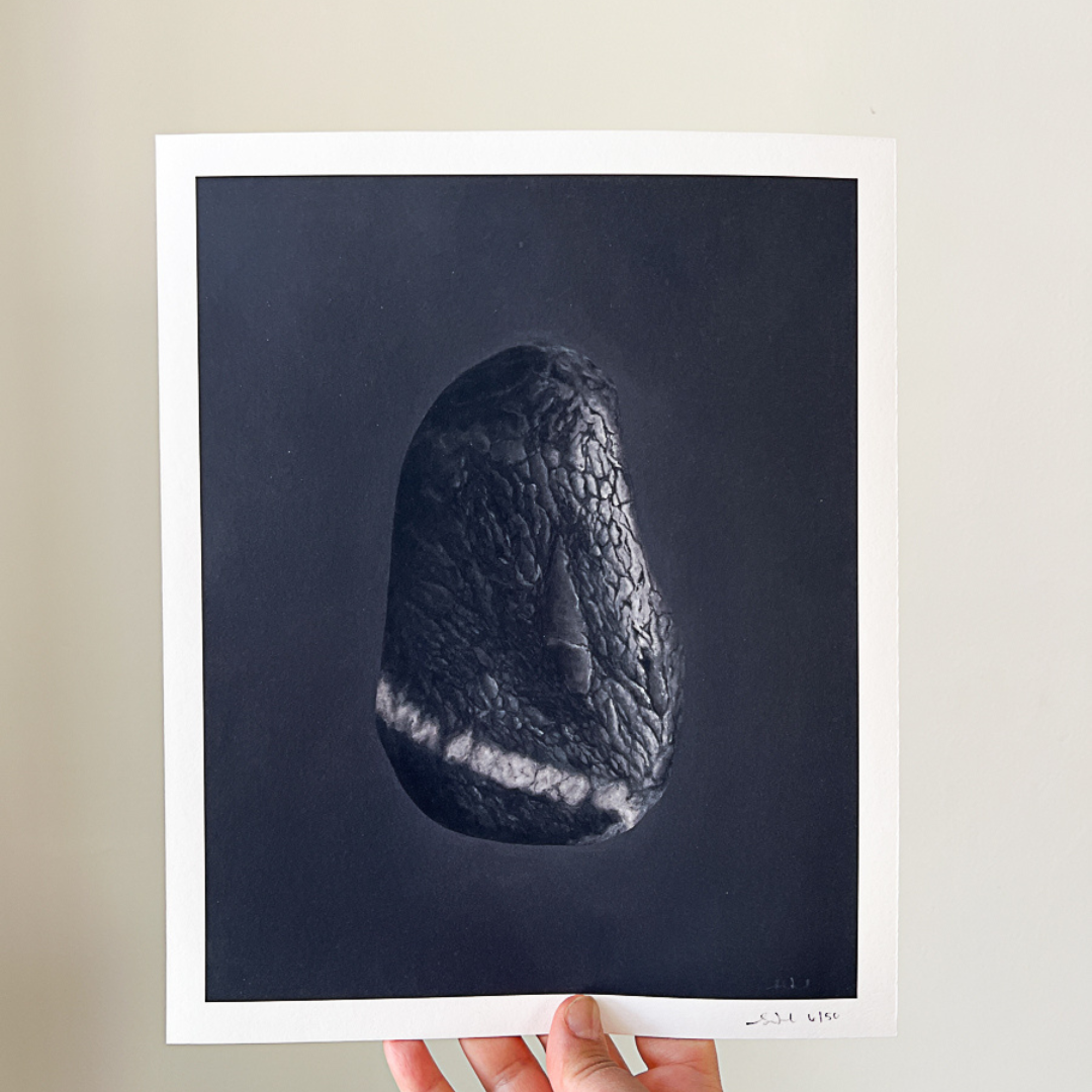 Load image into Gallery viewer, Black &amp;amp; White Stone Limited Edition Print
